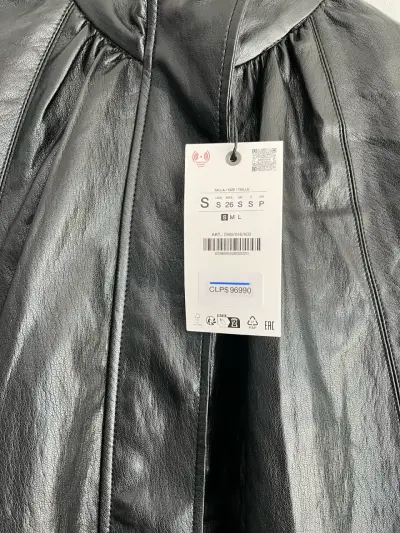 Chaqueta efecto piel Zara - miniatura 3