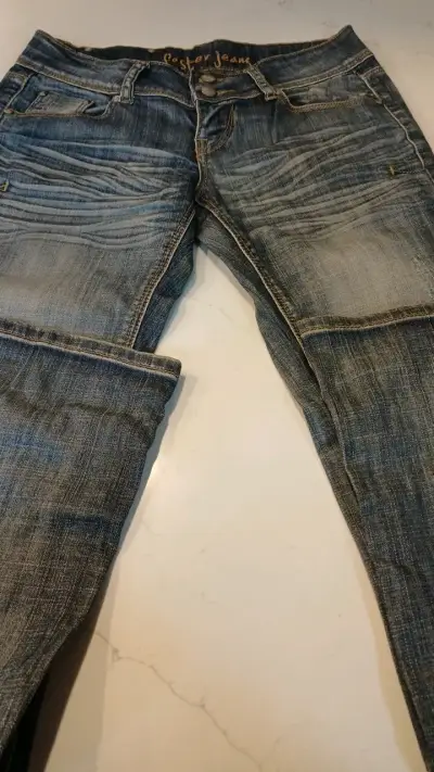 Jeans Foster para mujer azul desgastado - miniatura 1
