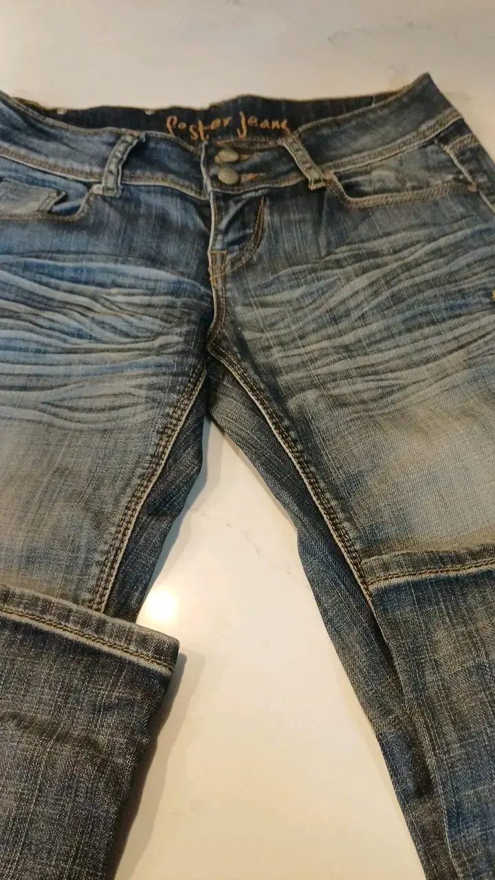 Jeans Foster para mujer azul desgastado - 2