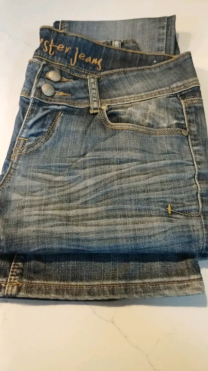 Jeans Foster para mujer azul desgastado - 4