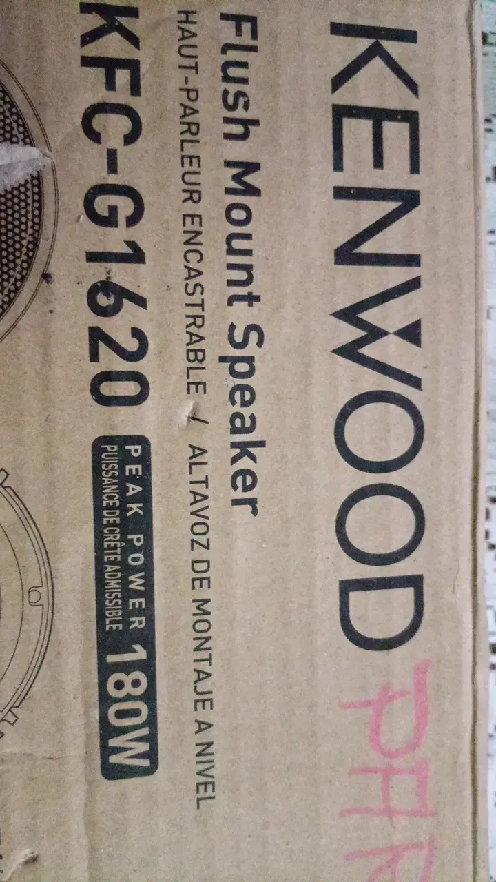 Altavoz Kenwood KFC-G1620 de montaje a nivel