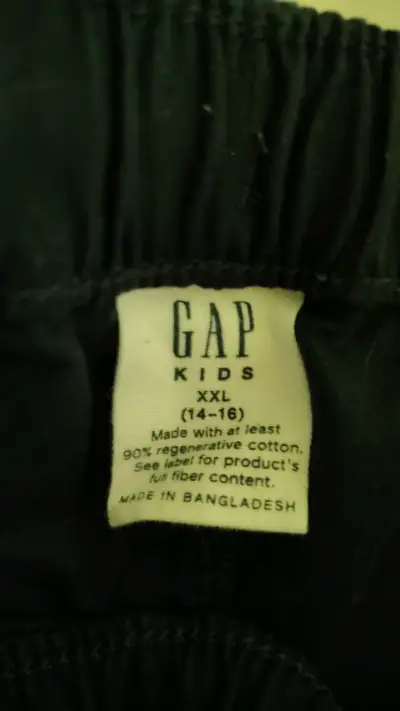 Pantalon Azul Marino para niños GAP Kids XXL - miniatura 3