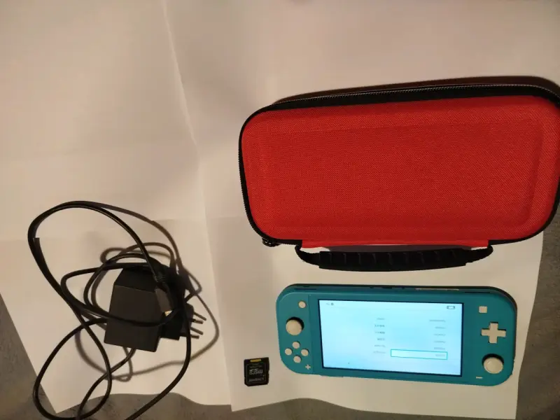 Consola portátil azul con pantalla táctil - 5