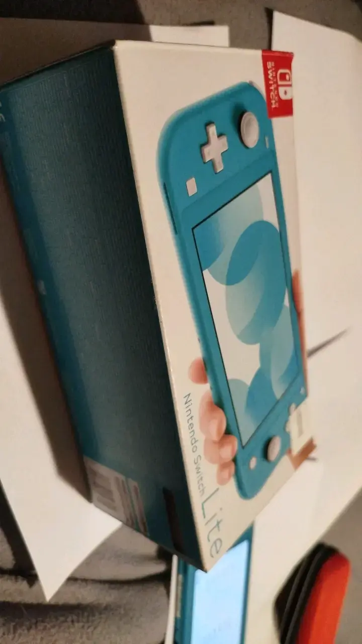 Consola portátil azul con pantalla táctil - 6