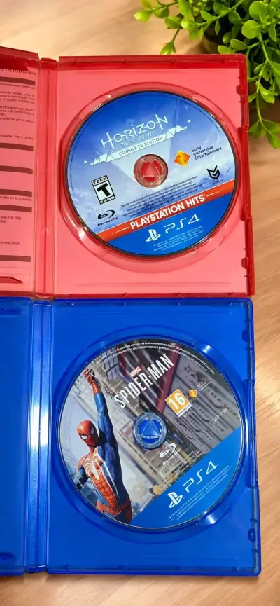 Consola PS4 con Control Rojo y Juegos - miniatura 2