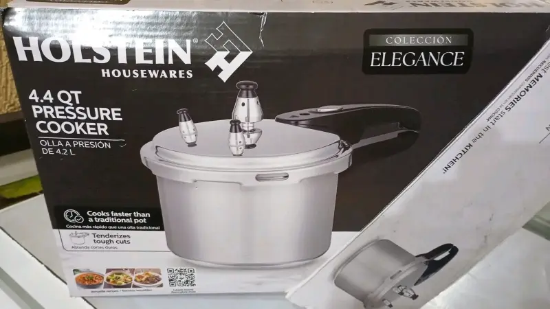 Olla a presión Holstein 4.2L de acero inoxidable - 1