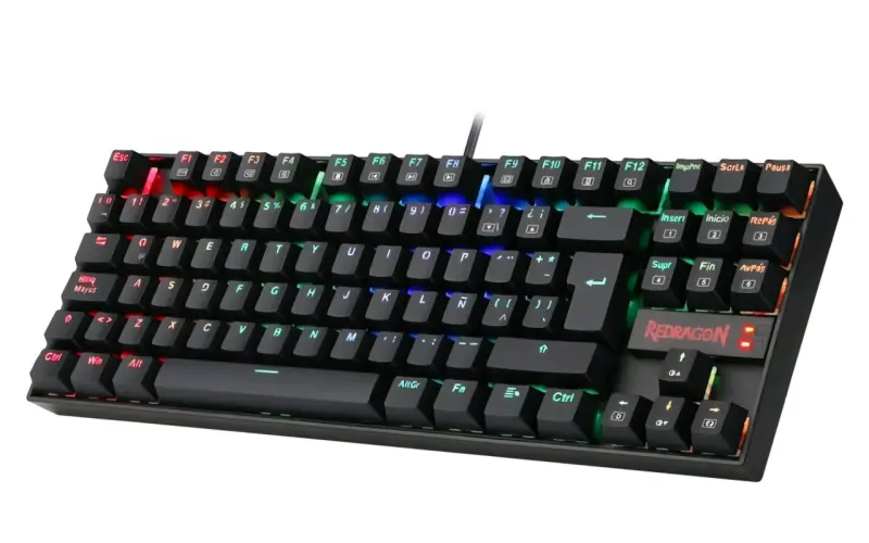 Teclado mecánico Rgb Switches Blue Redragon K552 - 2