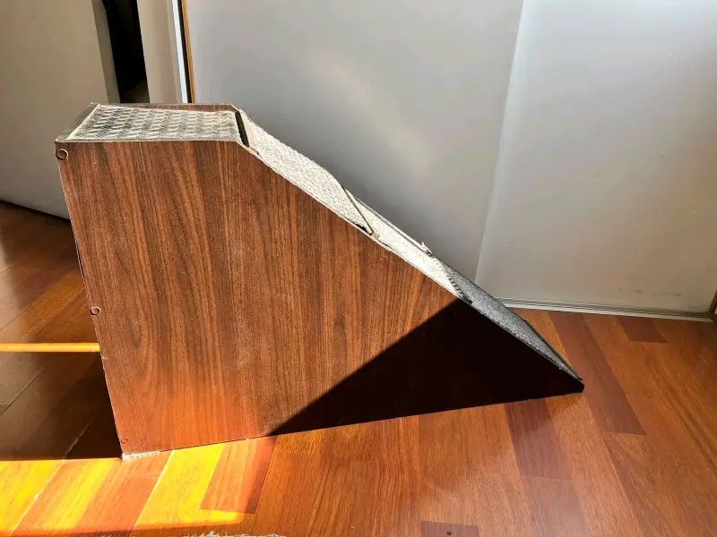 Rampa de madera para mascotas antidesl - 1