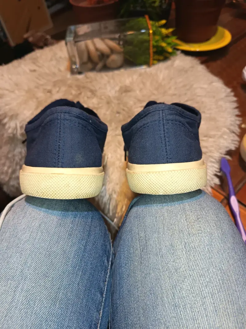 Zapatillas de lona azul Esmara para mujer - 4