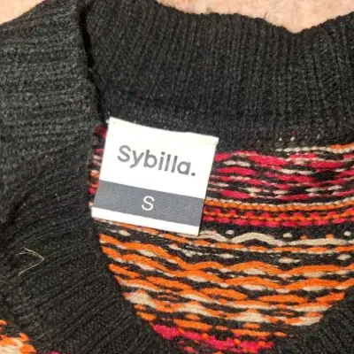 Chaleco sin mangas tejido multicolor Sybilla - miniatura 3