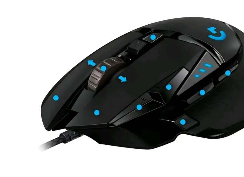 Mouse Gamer Logitech G502 Hero con Peso Ajustable - 4