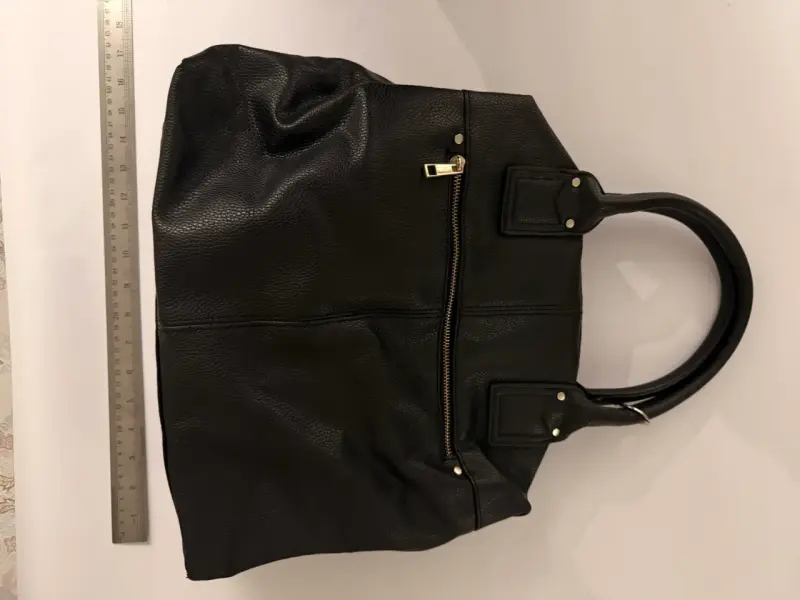 Bolso de mano negro elegante - 2