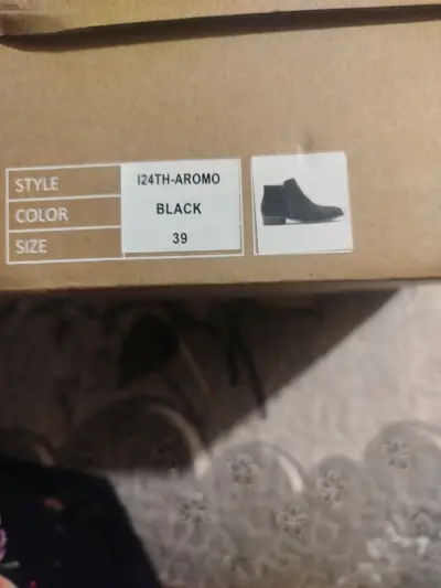 Botines negros de cuero The Hills talla 39 - miniatura 1