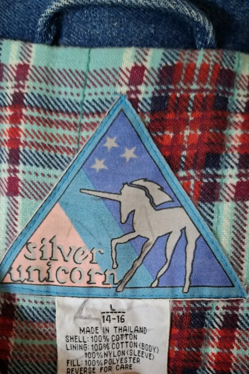 Chaqueta de mezclilla vintage unisex con botones - 6