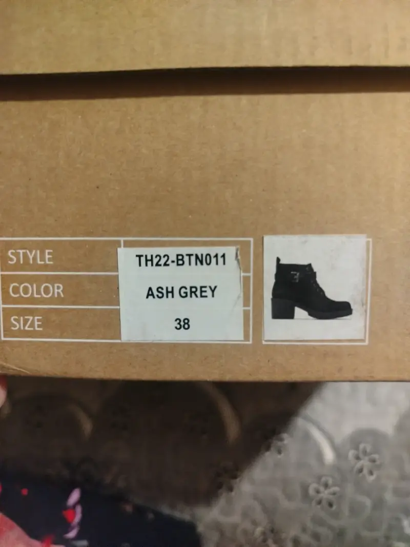 Botines de gamuza gris The Hills talla 38 - 2
