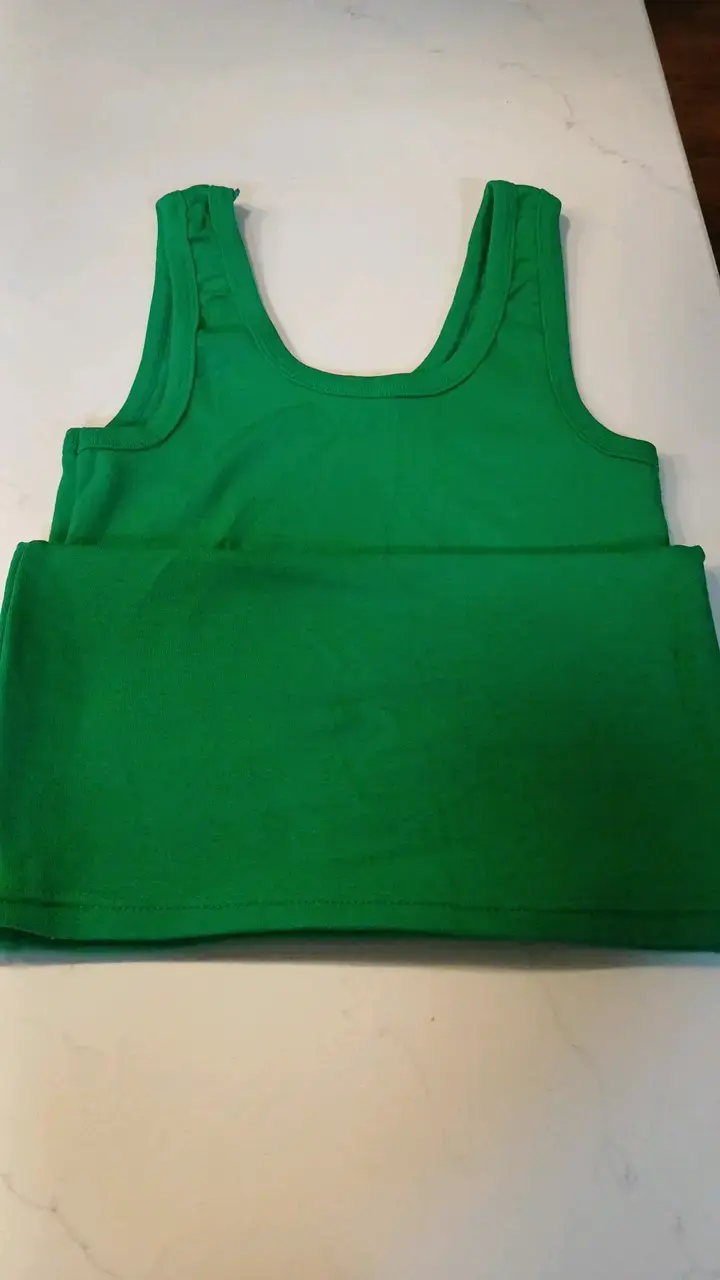 Vestido verde sin mangas para mujer - 3