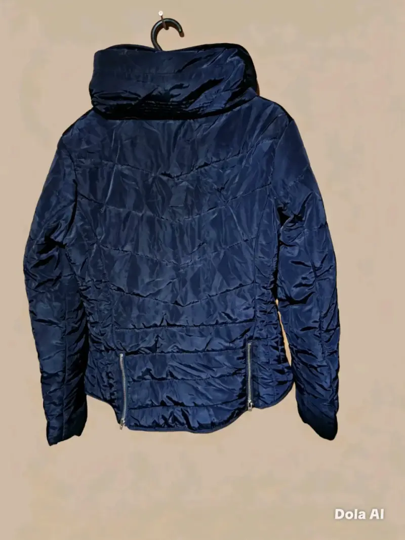 Chaqueta acolchada azul para mujer - 2