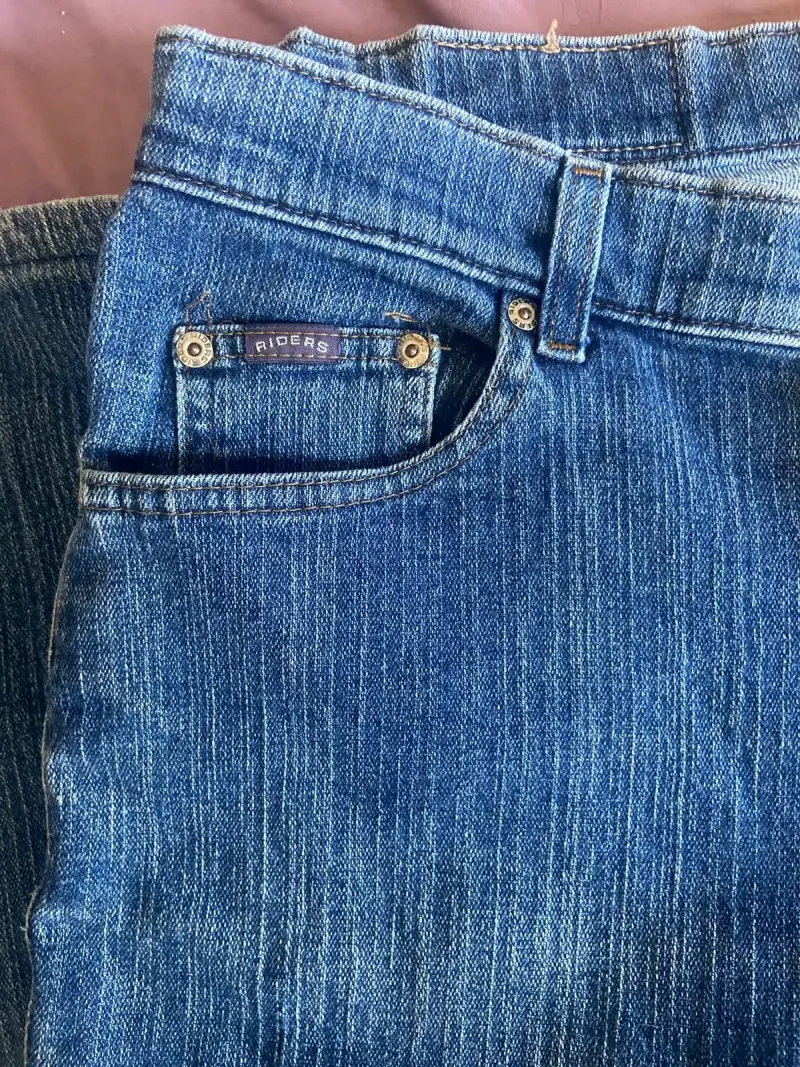 Jeans de mezclilla azul Riders - 2