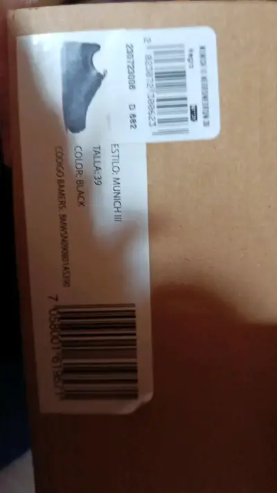 Zapatillas negras estilo casual talla 38/39 - miniatura 2