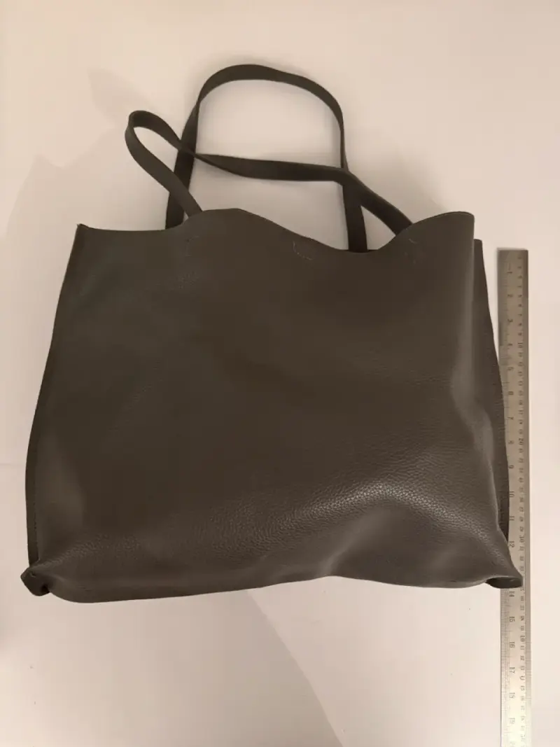 Bolso tote gris oscuro - 1
