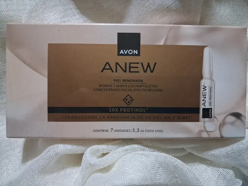 Ampollas Faciales Avon Anew Piel Renovada