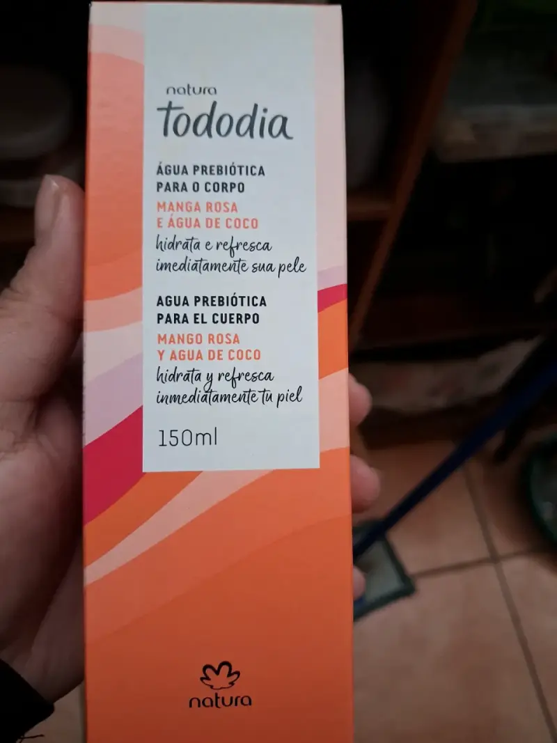 Agua Prebiótica Natura Tododia Mango Rosa y Coco 150ml