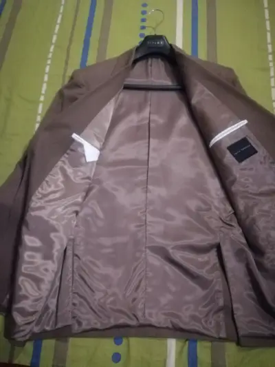 Blazer marrón para hombre en buen estado - miniatura 2