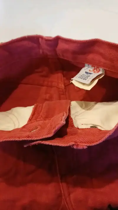 Pantalón Ellus rojo de mezclilla para mujer - miniatura 2