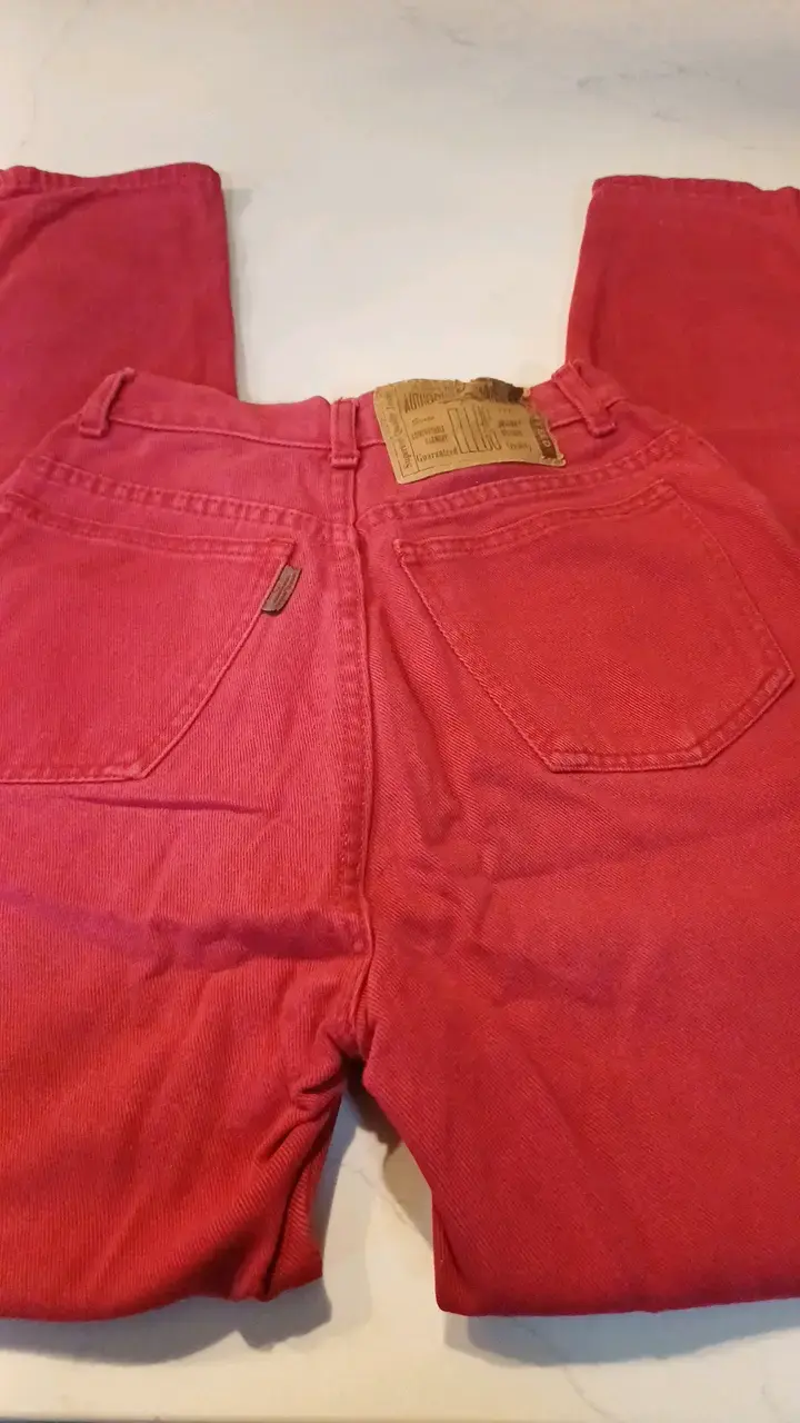 Pantalón Ellus rojo de mezclilla para mujer - 3