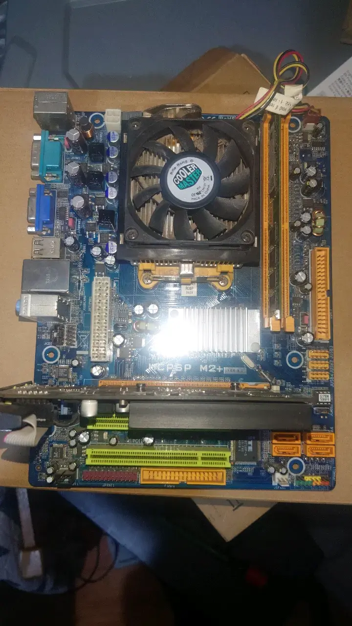 Placa Madre MCP6P M2+ 2gb ddr2 RETRO PC - 1
