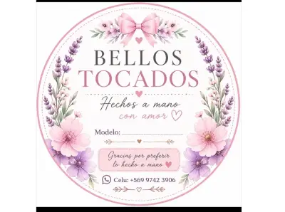 Tocados Florales Hechos a Mano Bellos Tocados - miniatura 1