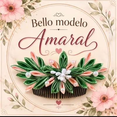 Tocados Florales Hechos a Mano Bellos Tocados - miniatura 4