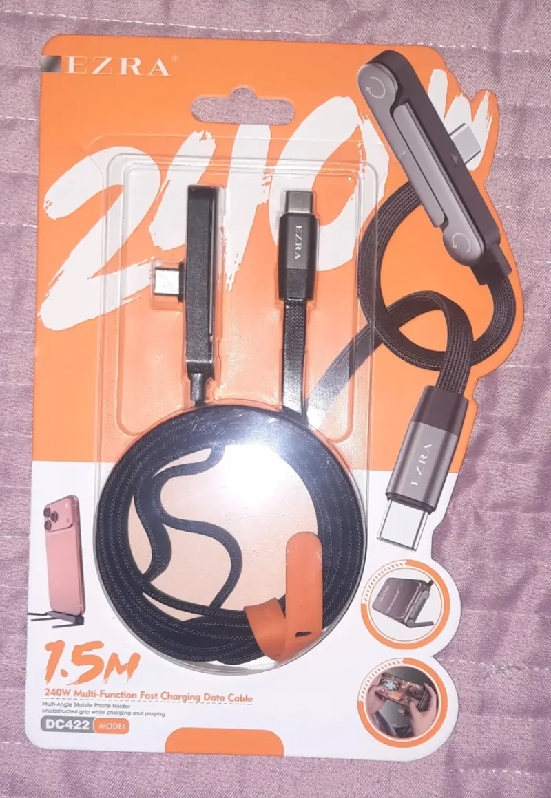 Cable de carga rápida 240W 1.5M Ezra - 4