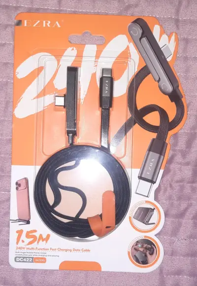 Cable de carga rápida 240W 1.5M Ezra - miniatura 4