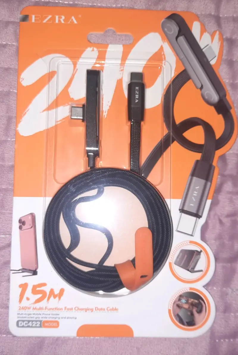 Cable de carga rápida 240W 1.5M Ezra - 5