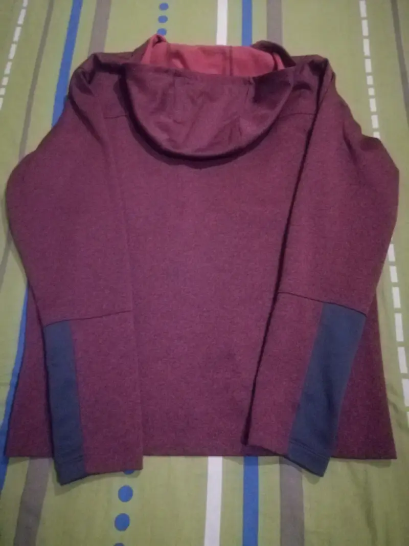 Chaqueta The North Face con capucha burdeos - 2