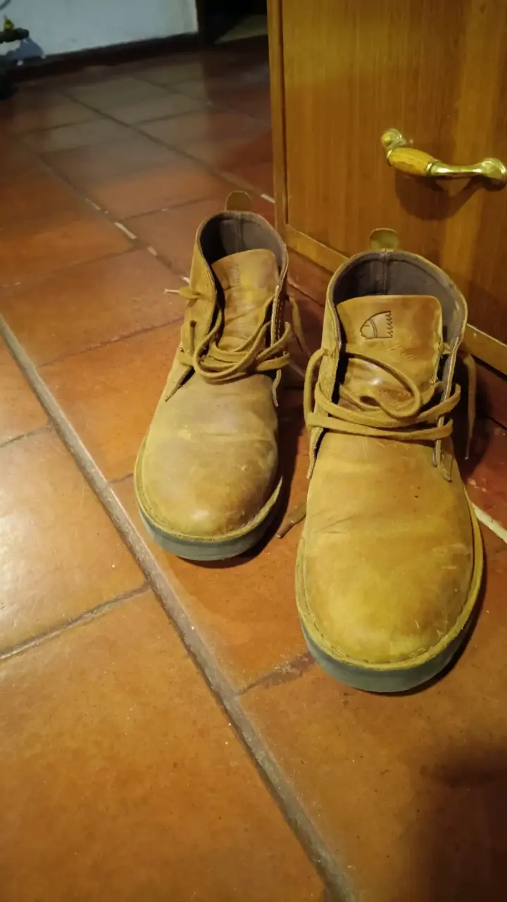 Botines de cuero marrón para hombre - 3