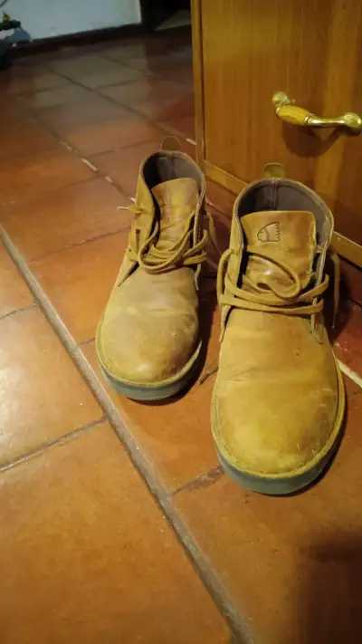 Botines de cuero marrón para hombre - miniatura 3