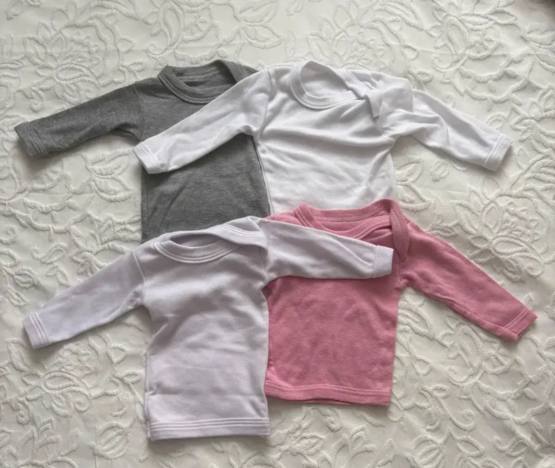 Conjunto de Poleras de Bebé en Varios Colores - 2