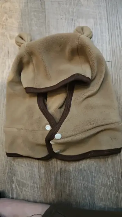 Gorro de bebé con orejas de oso - miniatura 1
