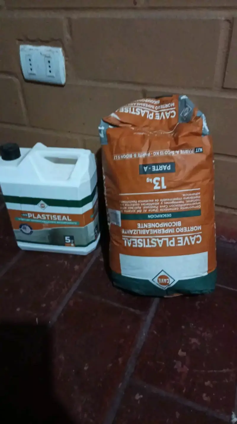 Kit Mortero Impermeabilizante Cave Plastiseal