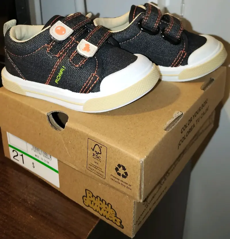 Zapatillas de bebé Bubble Gummers negras - 3