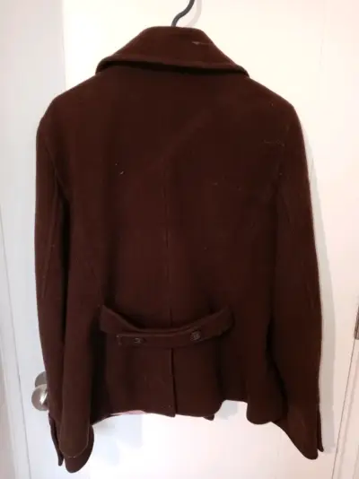 Abrigo marrón de lana Esprit para mujer - miniatura 2