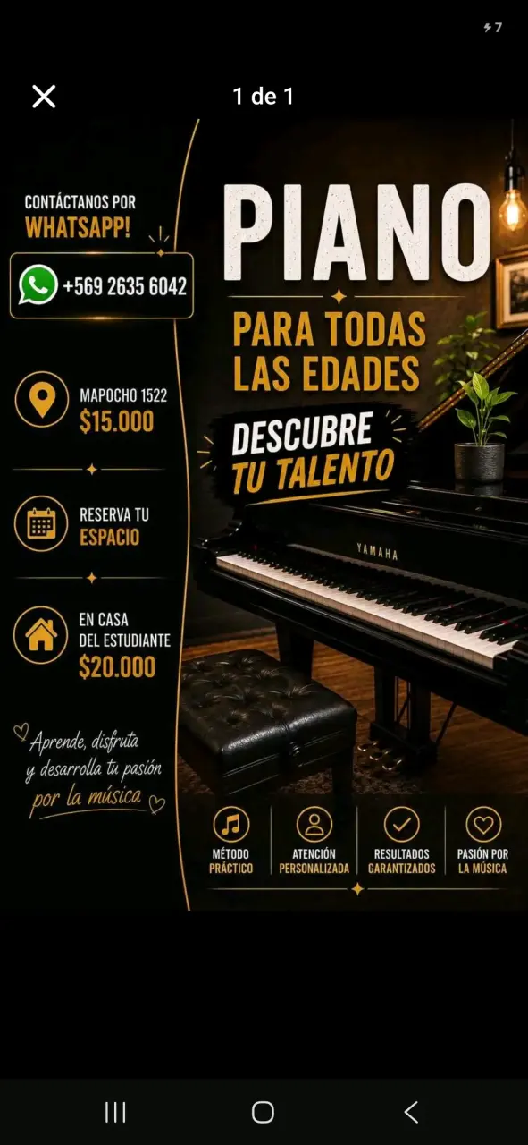 Clases de Piano para Todas las Edades