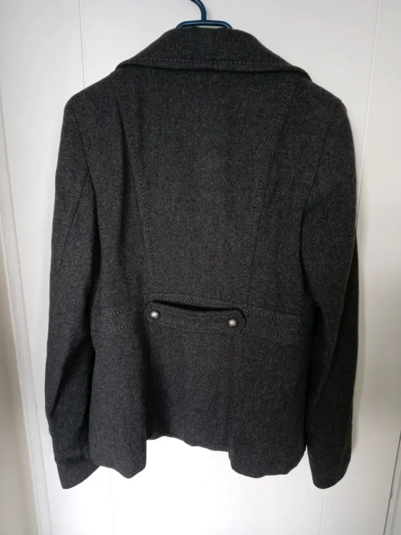 Abrigo gris oscuro H&M para mujer - 2