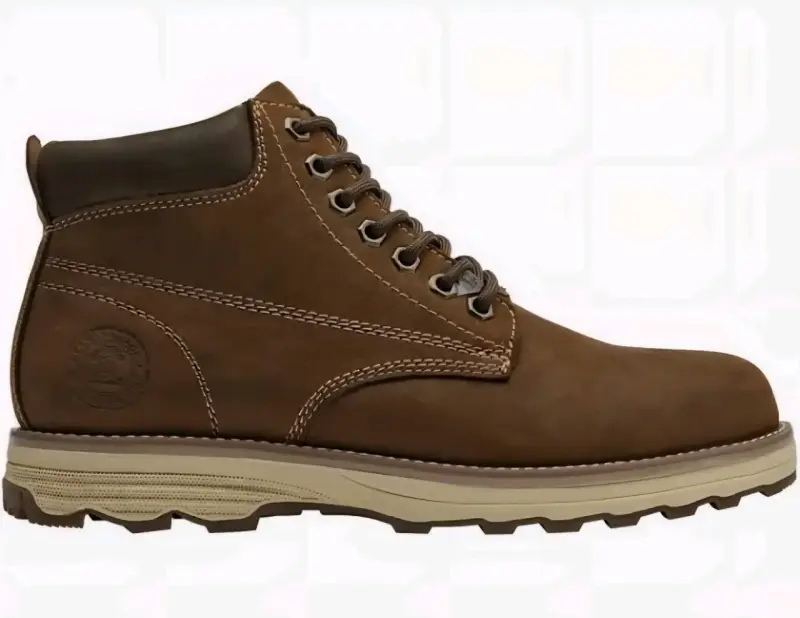 Botas de cuero marrón para hombre