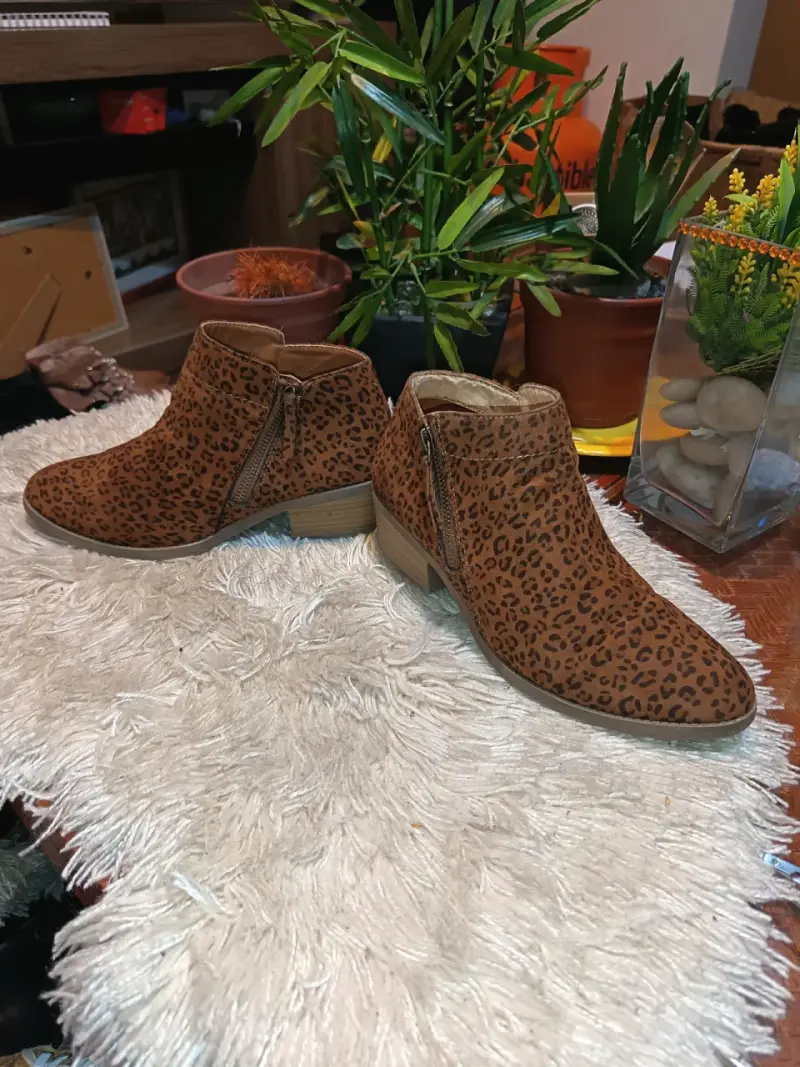 Botines de Leopardo con Cierre Lateral - 1