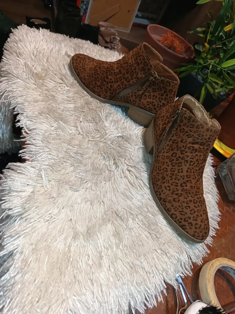 Botines de Leopardo con Cierre Lateral - 2