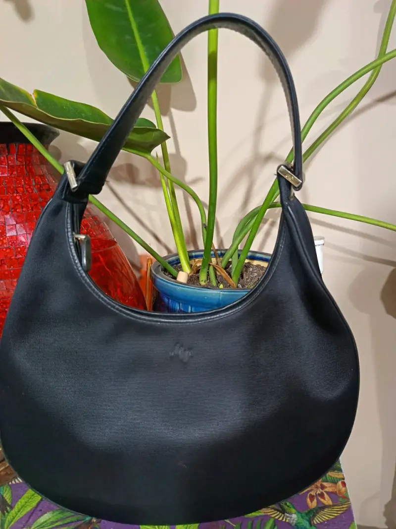 Cártera hombro negro Monsac Hobo - 1