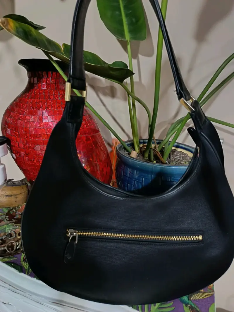 Cártera hombro negro Monsac Hobo - 2